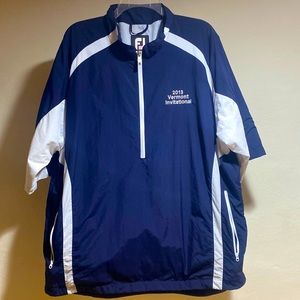 Footjoy Mens Short-sleeve Windbreaker XL Logo